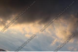 Photo Texture of Sunset Clouds